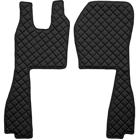 Coppia tappeti in Skeentex - Nero - compatibile per Scania R Serie 6 (09/0908/13) sedile pass. pneumatico