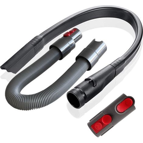 Flexible tuyau d'aspiration compatible Dyson V15 V11 V10 V8 V7, kit de nettoyage auto avec buse flexible et rallonge, accessoire universel (1/5)