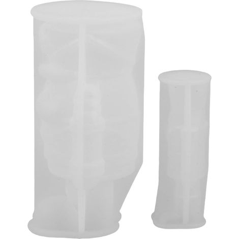 Moule en Silicone pour Bougies de Noël 2pcs Formes Casse-noisettes Roi et Soldat, Démoulage Facile, Design Détaillé pour Créations DIY Artisanales (1/5)