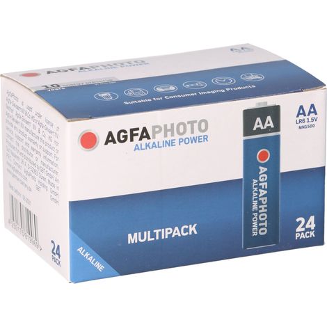 AgfaPhoto Power LR6 Mignon (AA)-Batterie Alkali-Mangan 1.5 V 24 St. (1/5)