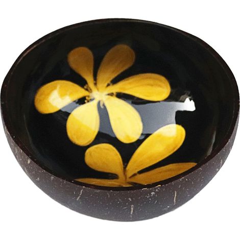 Bol de rangement en coquille de noix de coco, boîte à bonbons, porte-noix, récipient à sel ménager (1/5)