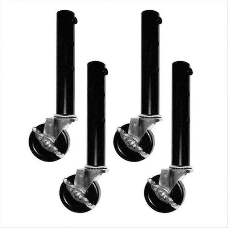 Rehausseurs de pieds de table à roulettes, lot de 4, 27 cm (1/5)