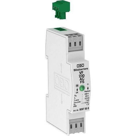 Überspannungsbegrenzer obo Typ 3 255V AC 20A