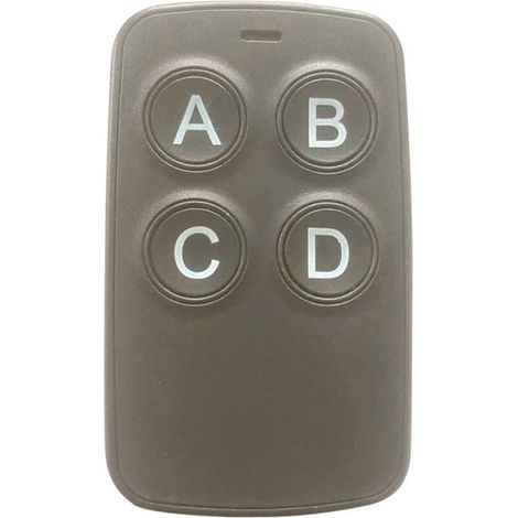 Télécommande sans fil universelle pour volets roulants, portes de garage et barrières d’accès – Fréquence 250–868 MHz, compatible multi-marques, noir yun (1/2)