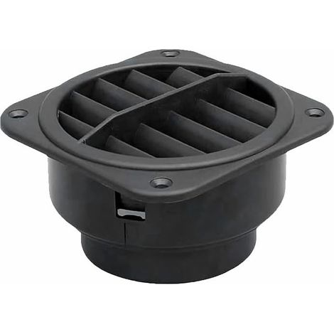 Bec rotatif pour conduit d'aération d'air chaud, chauffage de voiture, conduit d'air, sortie d'air rotative à 360 degrés, chauffage stationnaire pour bus, camping-car, 60 mm (1/5)