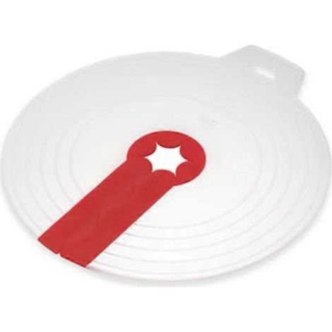 Paraspruzzi rotondo in silicone riutilizzabile per frullatori a immersione, ideale per la cucina. Taglia unica. (1/4)