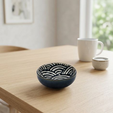 Discover Waves Pattern Dipping Bowl (1/2)