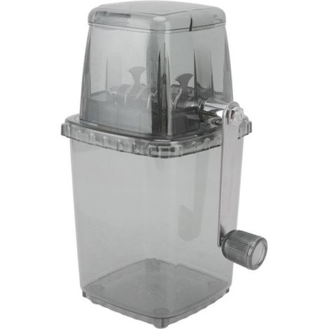 Broyeur à glace manuel - - Portable - Acier inoxydable - Réglage d'épaisseur - 20 secondes (1/5)