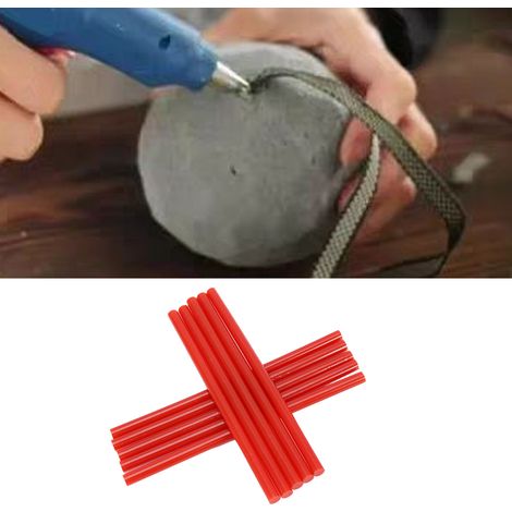 10 Stück 7x150mm Polyurethan-Thermoklebesticks für 20W-Heißklebepistolen - Bunte Packung (rot) (1/5)