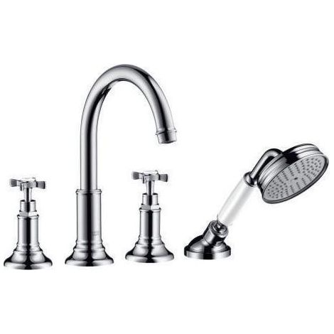 hansgrohe AXOR Montreux 4-Loch Wannenrandarmatur DN15, 16546140 (1/3)