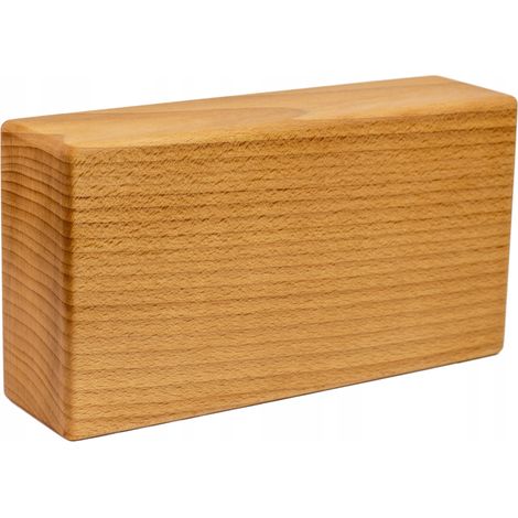 Cubo de Pilates Yoga, madera aceitada, 22,5 x 12 x 6 cm, HAYA de primera calidad (1/5)