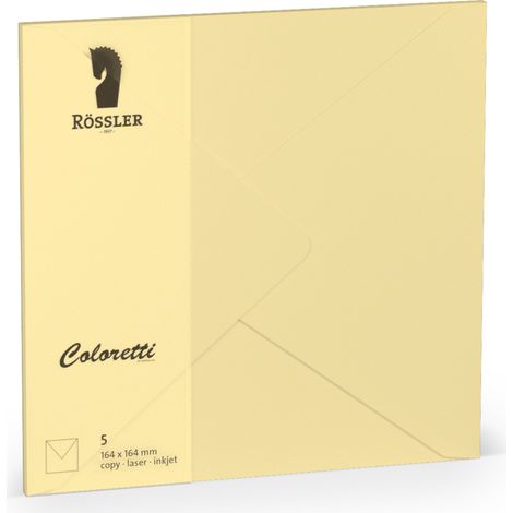 Grande enveloppe carrée coloretti 5 pcs. brun arena