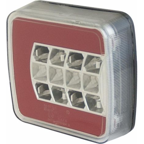 Fanale posteriore destro led 106,5x98,8x35mm trattore macchina operatrice 12-24V (1/4)