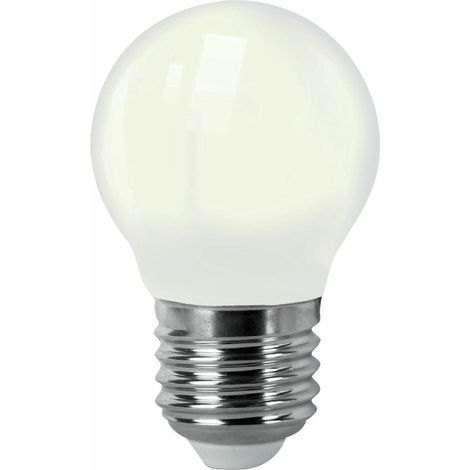 Bombilla LED Filamento Esférica Opalina E27 4W Cálida Matel (1/2)