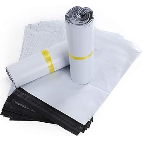Pack of 100 Plastic Shipping Envelopes A4 25 cm x 35 cm x 10 x 14 inches Packaging Packaging Polystyrene Packaging Bags (1/5)
