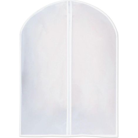 Bolsas transparentes para ropa, protección contra el polvo, para colgar ropa, con cremallera.