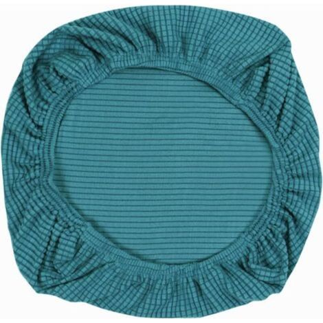 Coprisedia elasticizzato per sedie da ufficio, sedie girevoli, coprisedia (blu gioiello 50-65 cm × 50-63 cm)