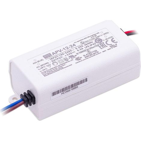 Mean Well APV-12-24 LED Netzteil 12W 24V 0.5A IP42 Schaltnetzteil CV (1/4)