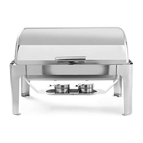 Scaldavivande RollTop GN1/1 65mm in acciaio per pasta - Hendi 470305 (1/4)