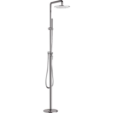 Colonna piscina free-standing minimal con miscelatore acqua calda-fredda (1/3)