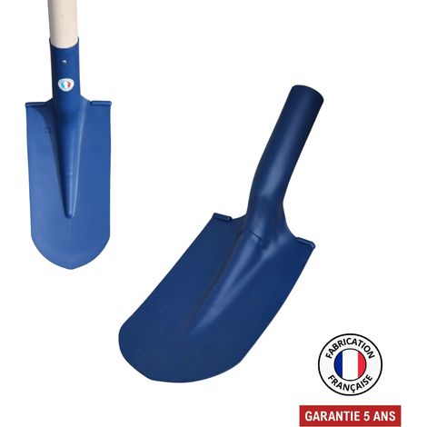 Pala da fortificazione da 13 cm – bordi arrotondati saldati – senza manico – attrezzo movimento terra OUTILS PERRIN