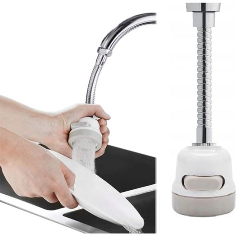 Strahlregler, Verlängerung für Wasserhahn, Spültischarmatur, Dreifunktion