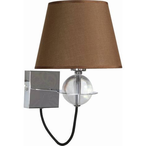 Applique Candellux Tesoro 21-29539 cromo, E14 tessuto