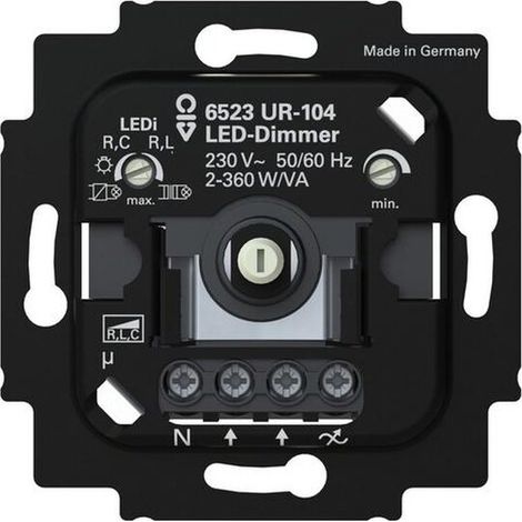 Busch-Jaeger LED-DIMMER. 2+3 DRAHT N-KL (6523 UR-104)