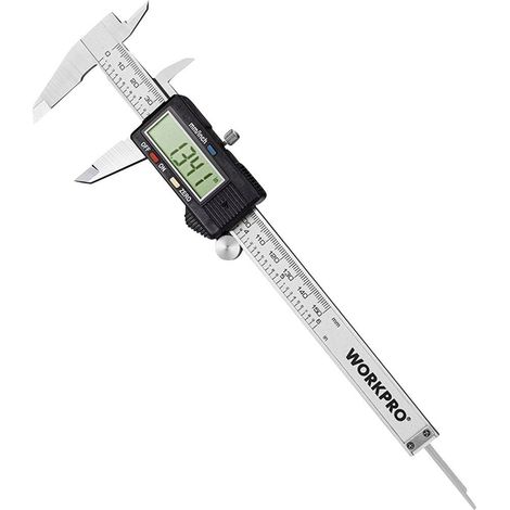 Workpro Calibro digitale in acciaio inox 150 mm precisione 0,02 mm (1/4)