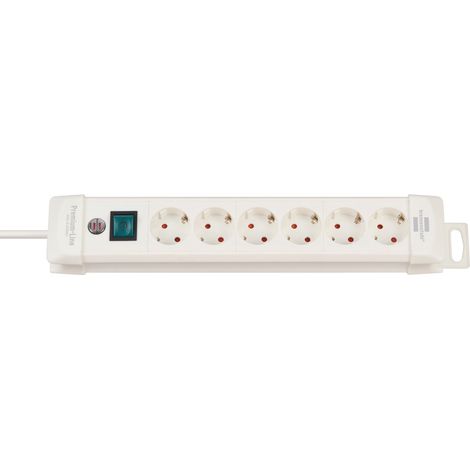 Regleta Enchufes 6 Tomas con Interruptor Brennenstuhl Premium-Line 3600 W (3 m) (1/5)