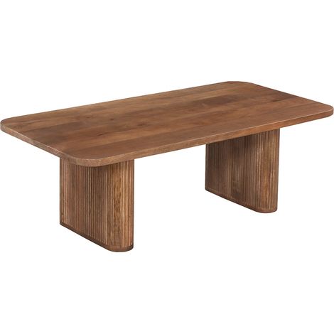 JEAN - Table basse bois de manguier brun clair