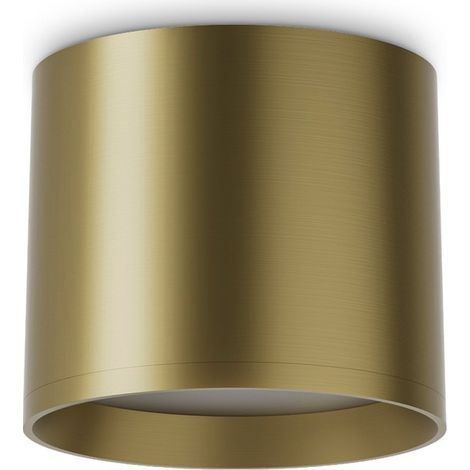 Ideal Lux Lampada da soffitto moderna Spike 1 luce LED integrato ottone alluminio