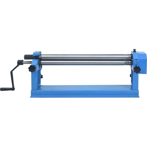 Machine à cintrer à rouleaux pour barres pleines et plates en acier et fonte bleu 640 mm (1/5)