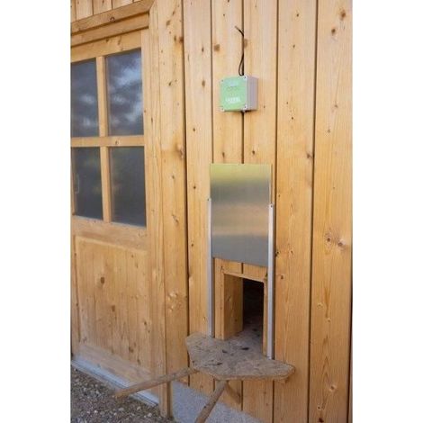 Kerbl Porte coulissante de poulailler 43x40 cm 436732 (1/2)