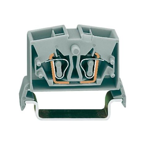 Connecteur de barre omnibus à 4 fils 2,5 mm² gris 264-731