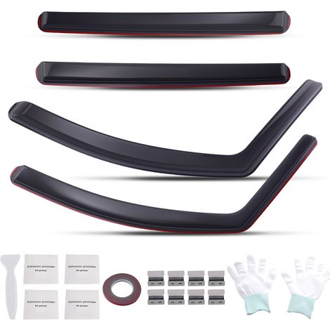 4Pcs Acrylic Wind Deflectors for Peugeot 2008 MK1 5-Door 2012-2019 Guards