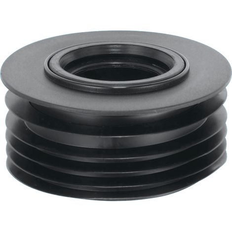 McAlpine DC3-BL Black 4"/110mm Drain Reducer Connector
