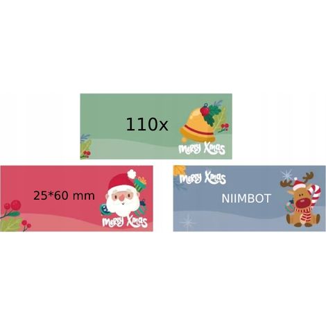 Etichette adesive NIIMBOT 2560mm 110 pezzi REGALO