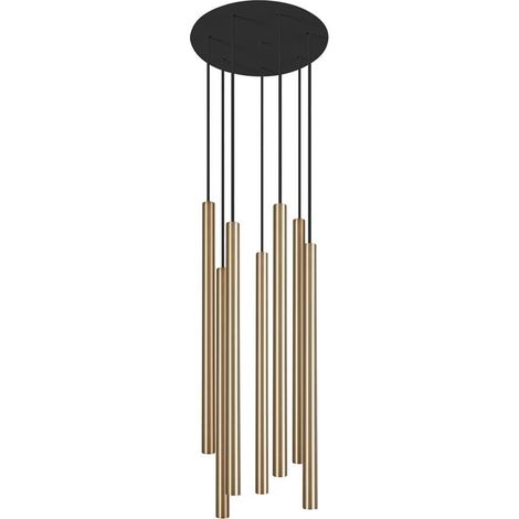 Suspension Nowodvorski Laser laiton noir 7xG9 Ø30cm (1/3)