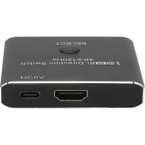 Commutateur HDMI 8K 60Hz 2x1 / 1x2 pour PS5, Xbox et PC Gaming (1/5)