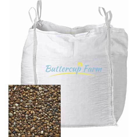 Mixed Quartzite Stone - Brown - 20-45mm - Premium Aggregate Bulk Bag - 850 kilos