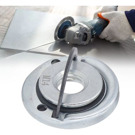 Plateau de pression galvanisé M14 pour meuleuse d'angle, plateau de pression autobloquant de 45 mm pour meuleuse d'angle électrique (1/5)