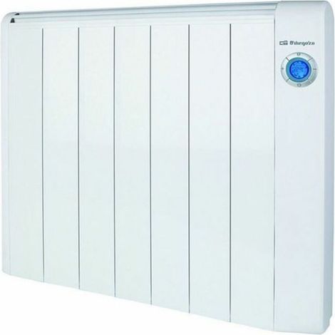 Radiatore Elettrico Digitale (7 elementi) Orbegozo RRE1310 1300W Bianco (1/2)