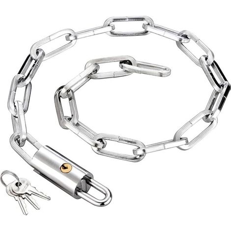 Antivol de vélo robuste avec clés, design durable pour motos, vélos et scooters, pour une utilisation en extérieur (1/5)