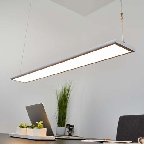 [GEBRAUCHT] B-Ware Arcchio Hängeleuchte Samu LED Pendelleuchte dimmbar Aluminium 120cm weiß 3000K (1/2)