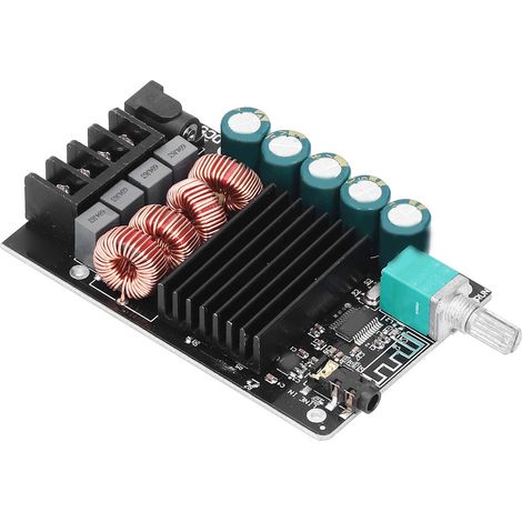 Digitaler Stereo-Bluetooth-Audioverstärker, 2-Kanal-Verstärkermodul mit AUX-Eingang für Heimlautsprecher, DIY-Soundkarte (1/5)