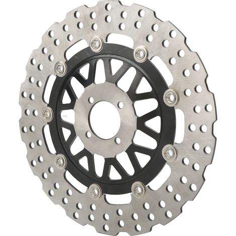 Disque de frein universel pour moto de 310 mm, percé et rainuré, bonne dissipation de la chaleur, remplacement pour Suzuki (1/5)
