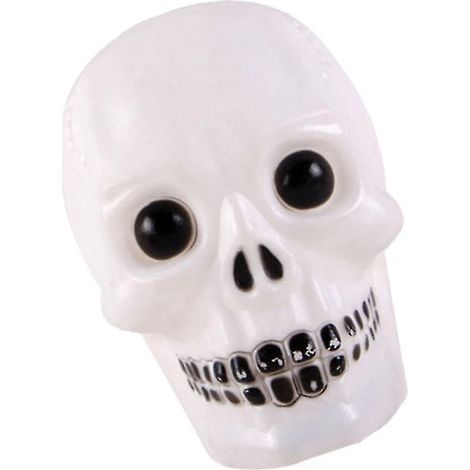 Lot de 6 veilleuses en forme de crâne pour décorations d'Halloween (1/3)