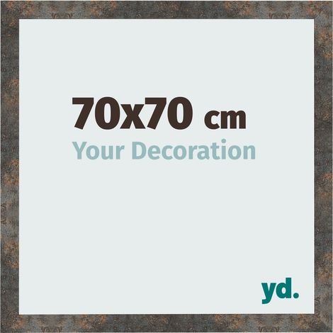 yd. - Cadre photo 70x70 - Metal Oxyde - MDF - Bologna (1/5)