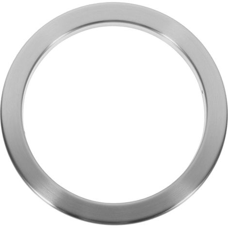 Passe-poubelle métallique pour comptoir de cuisine, passe-poubelle intégré, passe-poubelle rond-20.80X20.80X1.50CM-Silver